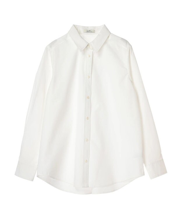 earth music&ecology クレリックシャツ Off White