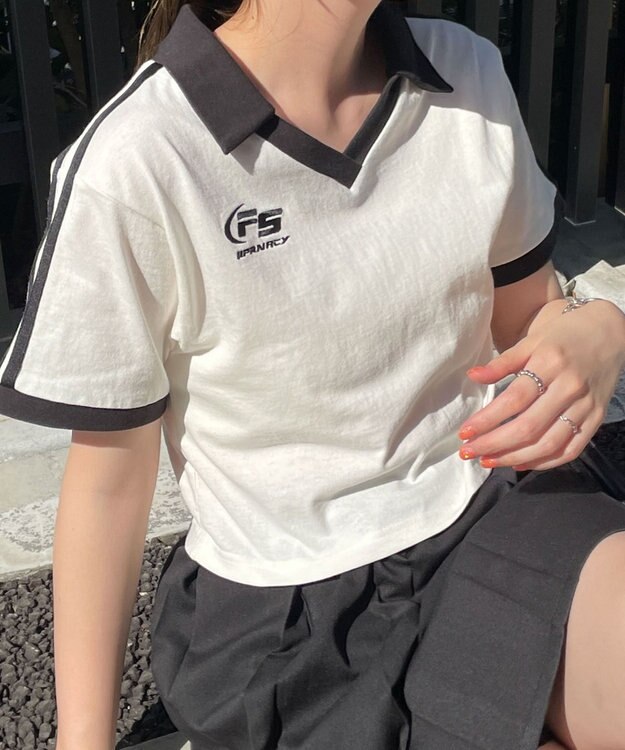 WEGO サッカーデザインチビT ホワイト