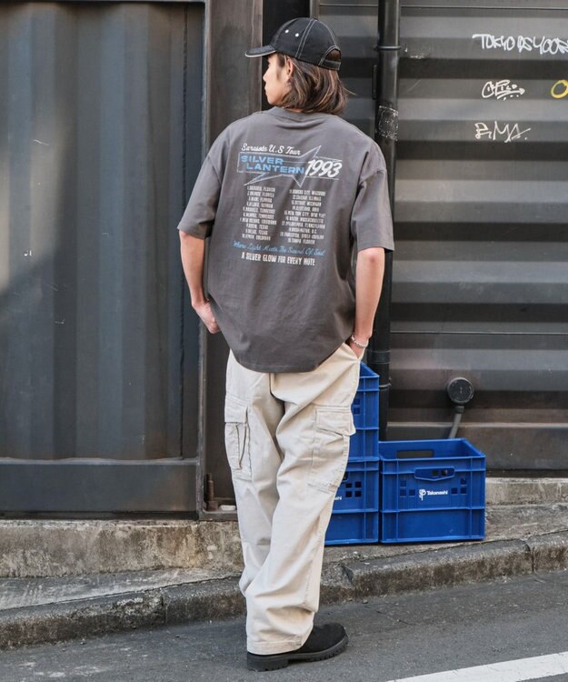 WEGO 【ユニセックス着用ITEM/SMLサイズ展開】ヴィンテージライクグラフィックT（SS） 柄2