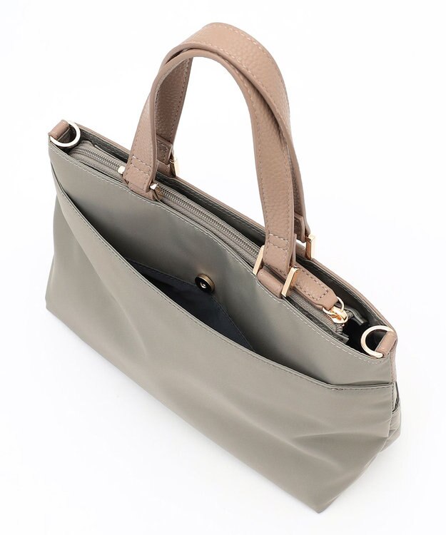 LA BAGAGERIE コンビ2WAYトートバッグ SMALL グレー