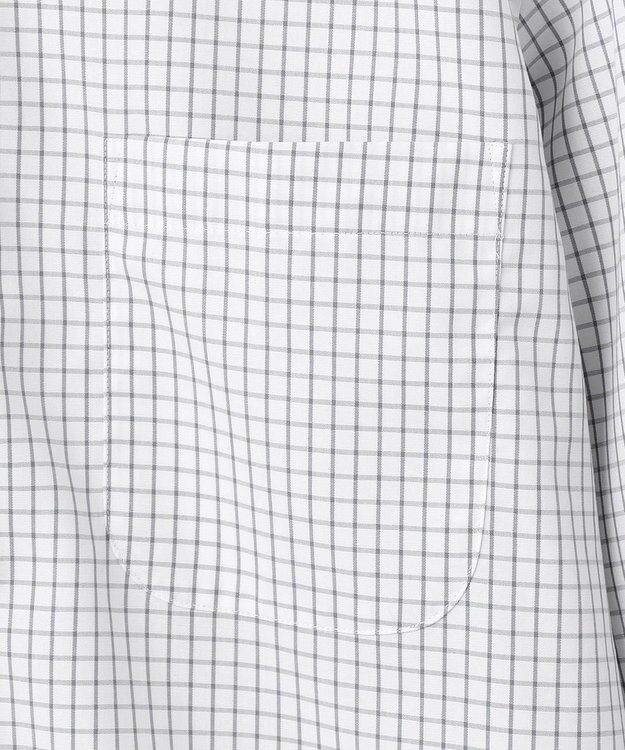 GOTAIRIKU 【形態安定】PREMIUMPLEATS_ボタンダウンカラー 通年ドレスシャツ ライトグレー系4