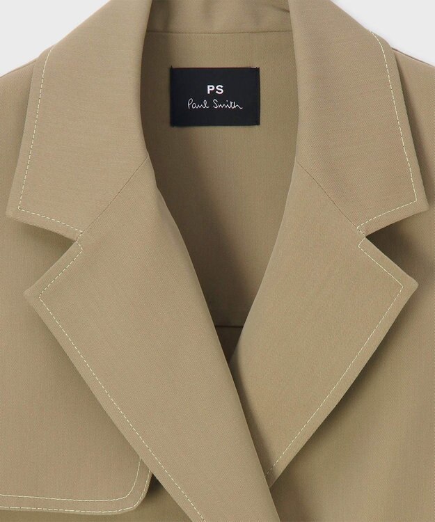 Paul Smith スリット トレンチコート カーキ