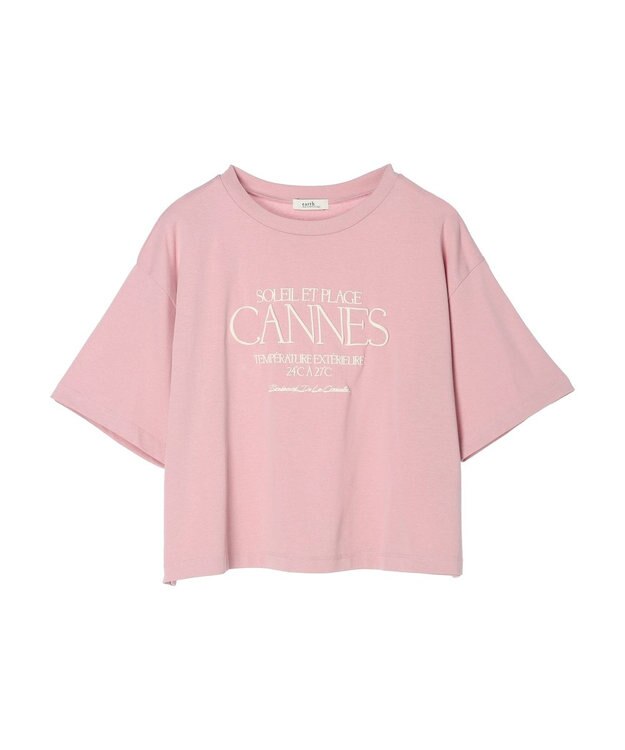 earth music&ecology ＣＡＮＮＥＳ　ショートＴ Pink