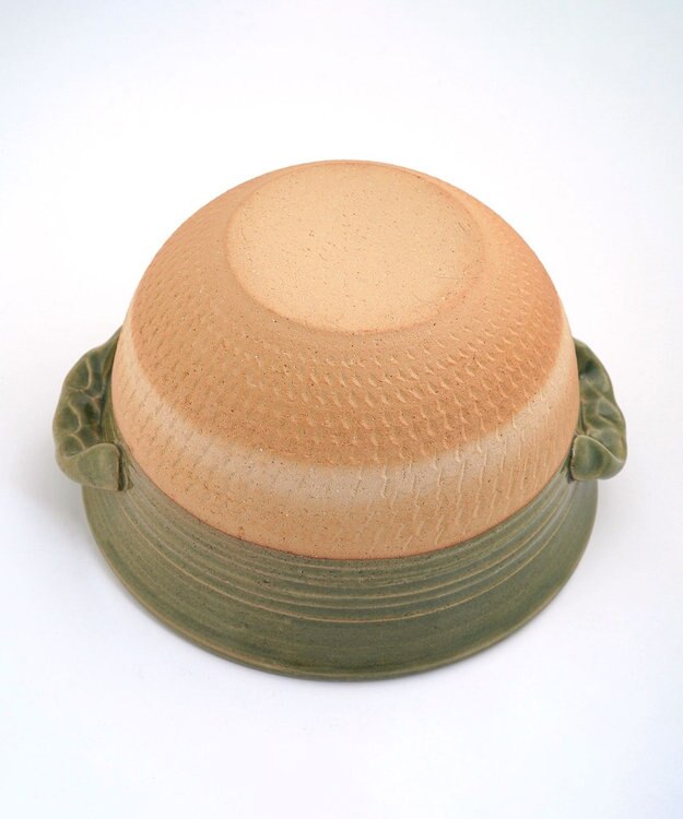 たち吉 【たち吉】伊賀飛びカンナごはん鍋（緑釉）〈１個〉伊賀焼 グリーン