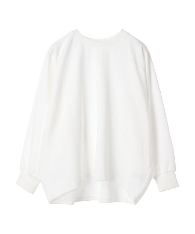 AMERICAN HOLIC ポンチバックドレープラグランプルオーバー Off White