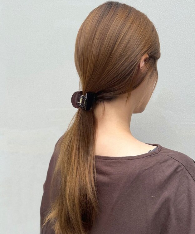 Phoebe ミルキースタッズミニバンスクリップ　ブラック ブラック