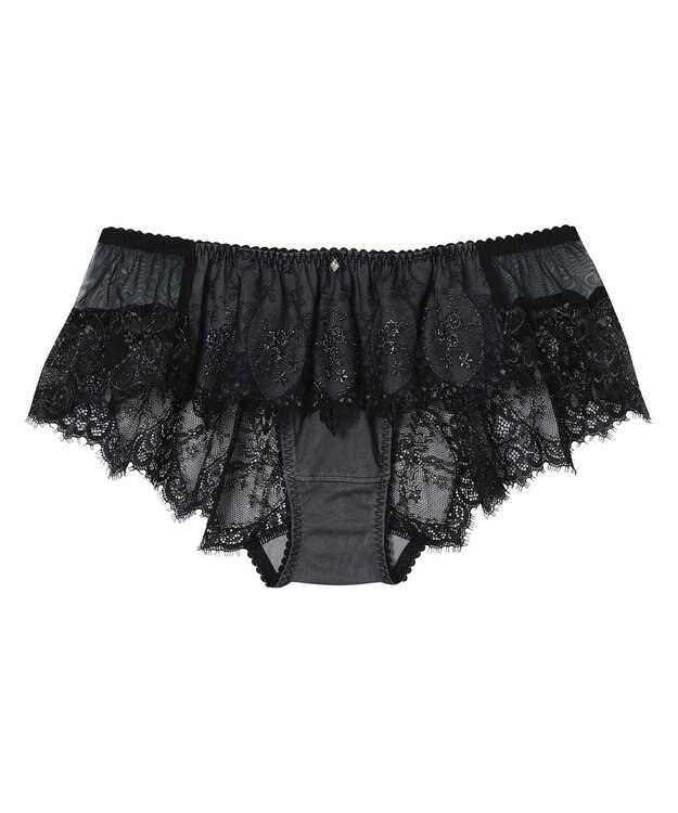 AMPHI ショーツ 【Glama-Rich グラマリッチ ボリュームUPタイプ】 BYJ306とペア PYJ206 アンフィ／ワコール ブラック