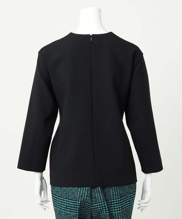 R(アール)】ウールダブルクロス ウエストリボンブラウス / 23区