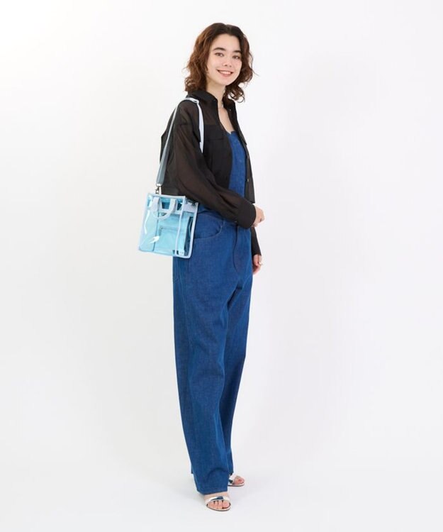 LeSportsac CLEAR MINI N/S TOTE/クリアスカイブルー クリアスカイブルー