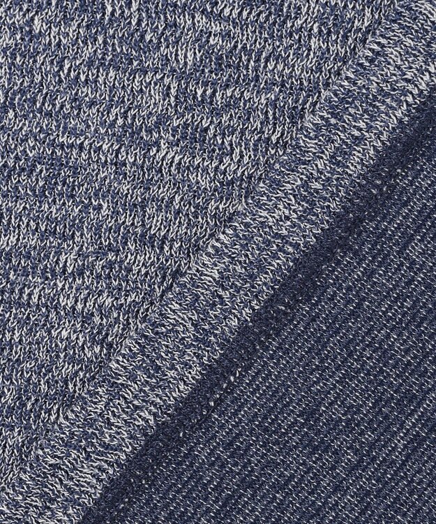 JOSEPH HOMME 【WEB・一部店舗限定】 メランジウィーブ　半袖カットソー ネイビー系