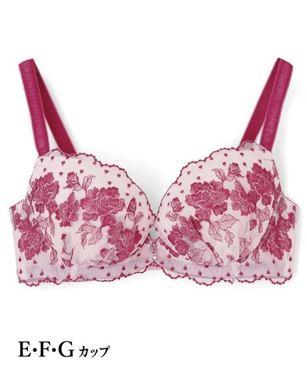 San-ai Resort（三愛水着楽園） エレガントコレクション 【2412】 単品ブラEFGカップ ピンク