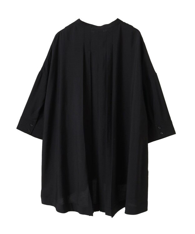 AMERICAN HOLIC 【WEB限定】接触冷感バンドカラーチュニック Black