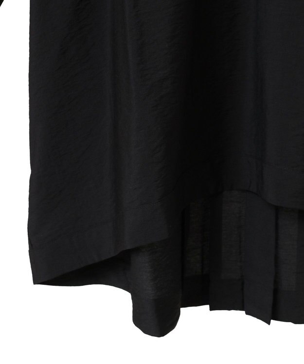 AMERICAN HOLIC 【WEB限定】接触冷感バンドカラーチュニック Black