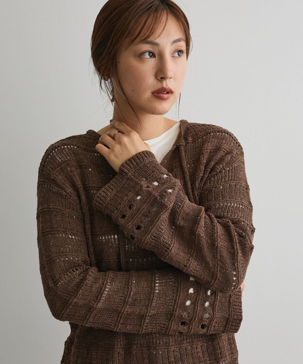 CRAFT STANDARD BOUTIQUE スラブニットチュニック Brown