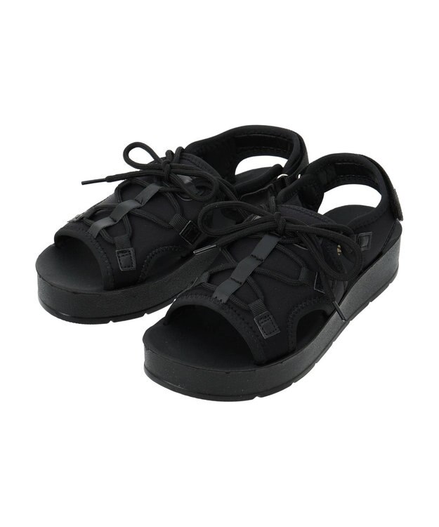 Green Parks レースアップシューズL ブラック