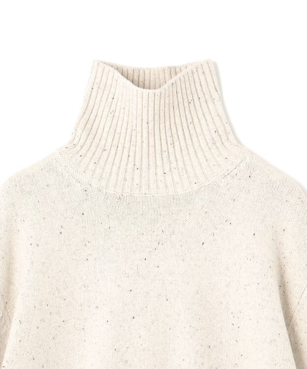 JOSEPH ツィードニット　ハイネックニット Ivory