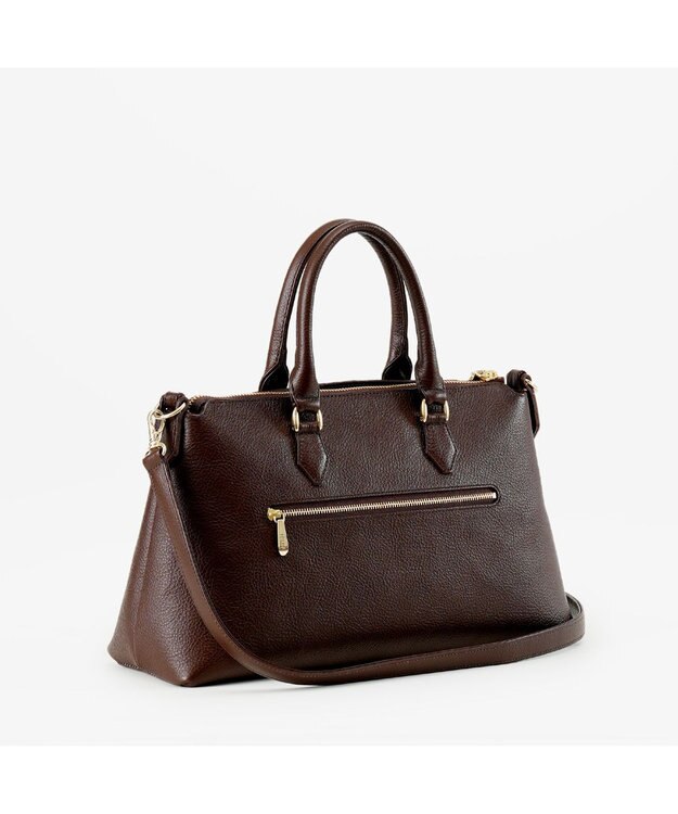 IBIZA アクセソリオ　牛革　2WAYバッグ 濃茶