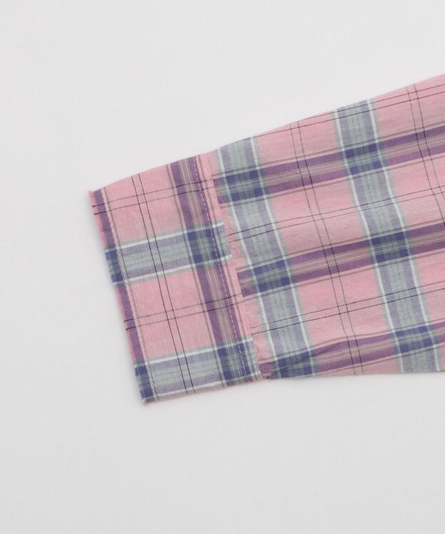 WEGO チェックBIGシャツ ピンク