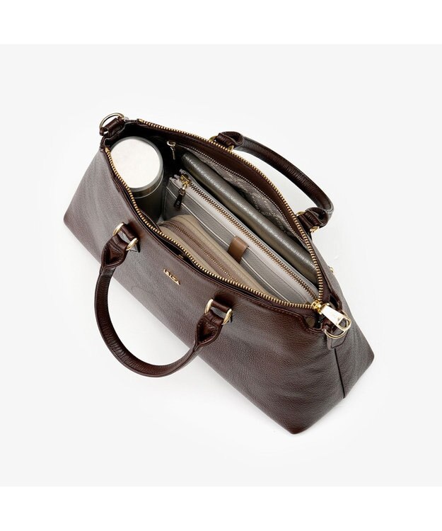 IBIZA アクセソリオ　牛革　2WAYバッグ 濃茶