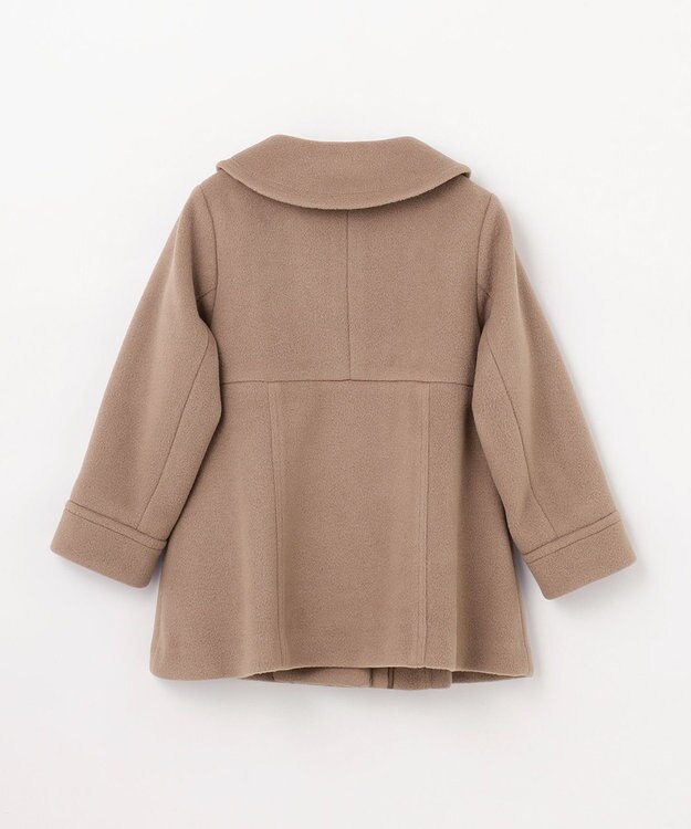 組曲 KIDS 【110-140㎝】フェイクウール コート ショコラ系