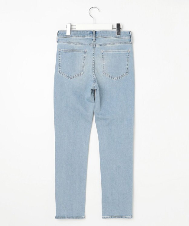 J.PRESS LADIES S 【洗える】BASIC STRETCH DENIM スキニー パンツ ブリーチ系