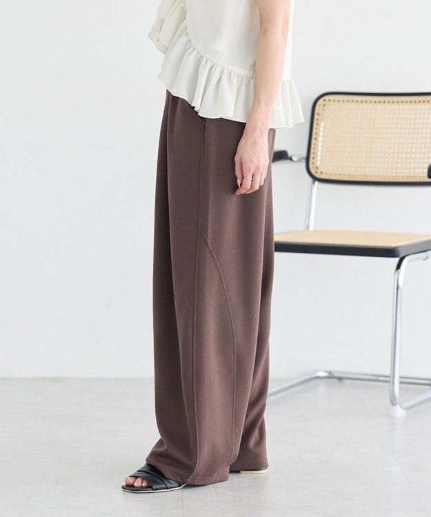 earth music&ecology イージーコクーンパンツ Brown