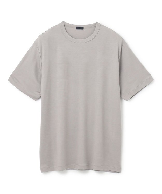 JOSEPH HOMME アクティブウールジャージー 　クルーネックカットソー ライトグレー系