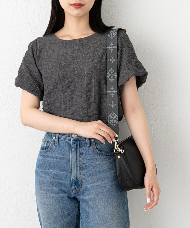 russet アレンジショルダーベルト［Monogram］(CE-1099) Gray