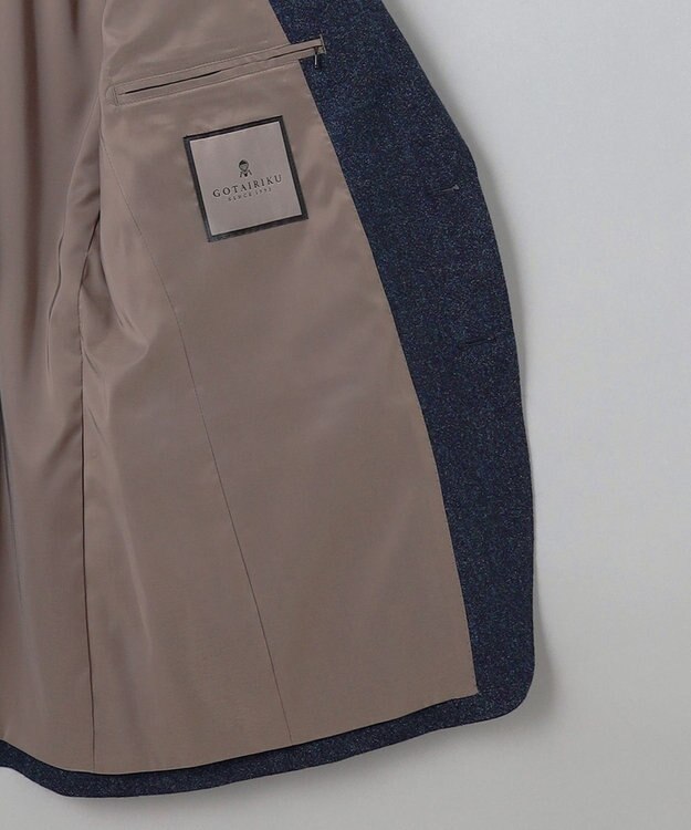 GOTAIRIKU 3ピースセットアップ対応【あたたかい】RENEWOOL ウールジャケット ネイビー系8