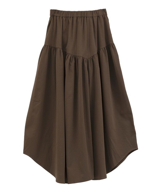 Green Parks ・ＥＬＥＮＣＡＲＥ　ＤＵＥ　袖付デザインスカート Brown