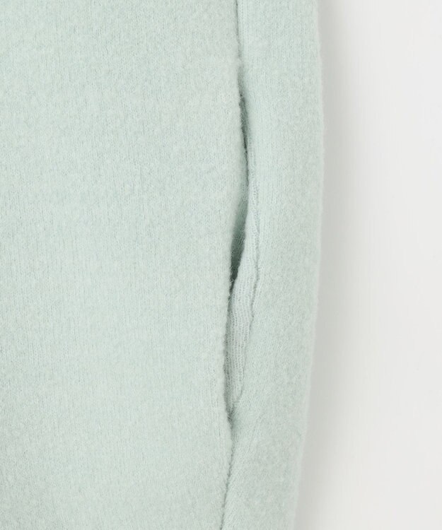 自由区 L 【洗える】ブークレーニット アウター アクア