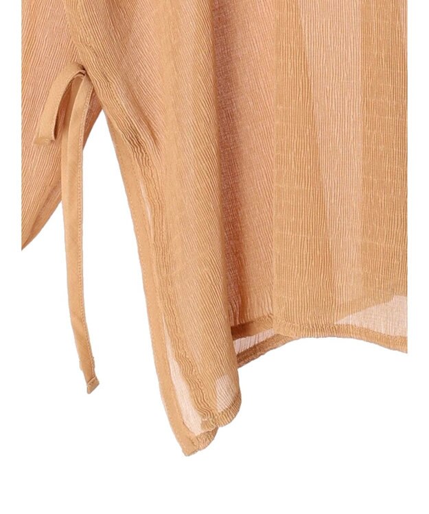 Green Parks 前後２Ｗａｙ　シフォンプリーツチュニック Beige