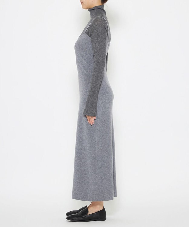 uncrave メリノウール キャミワンピース（uncrave WHITE） ミッドグレー