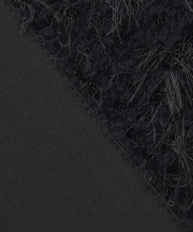 組曲 L フェザーチュール キャミソール ブラック系