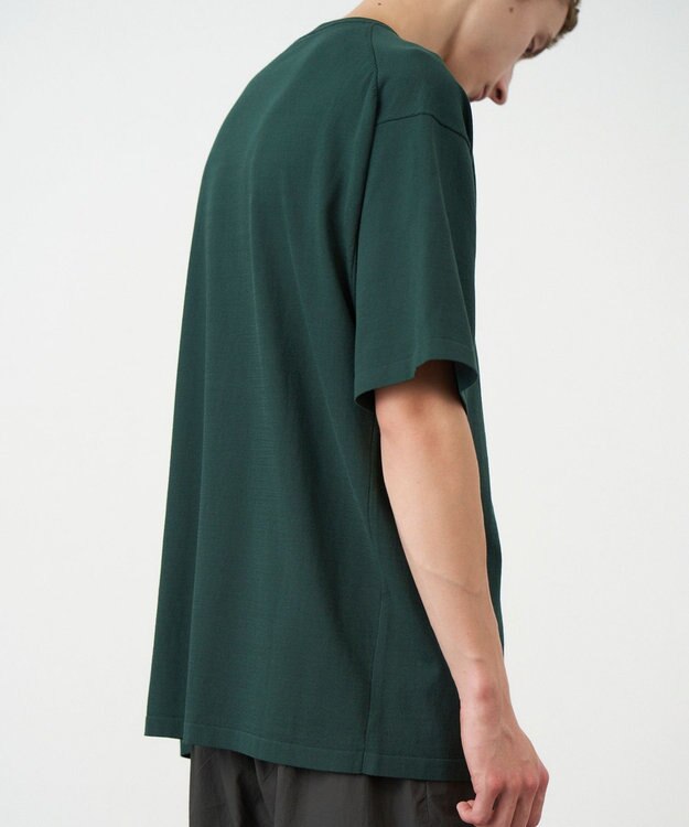 ATON FRESCA KNIT｜ハーフスリーブセーター - UNISEX GREEN