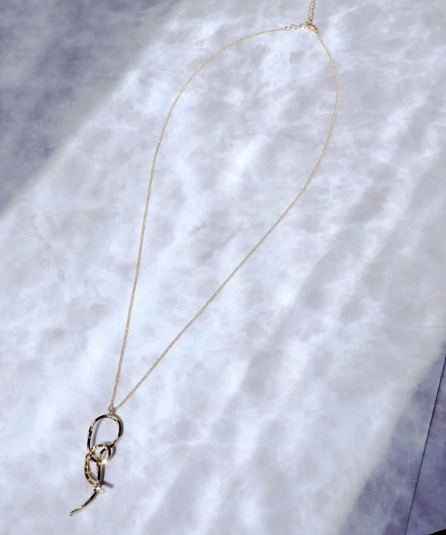 Tiaclasse 【安田美沙子さん着用】ノベルツイストネックレス ゴールド