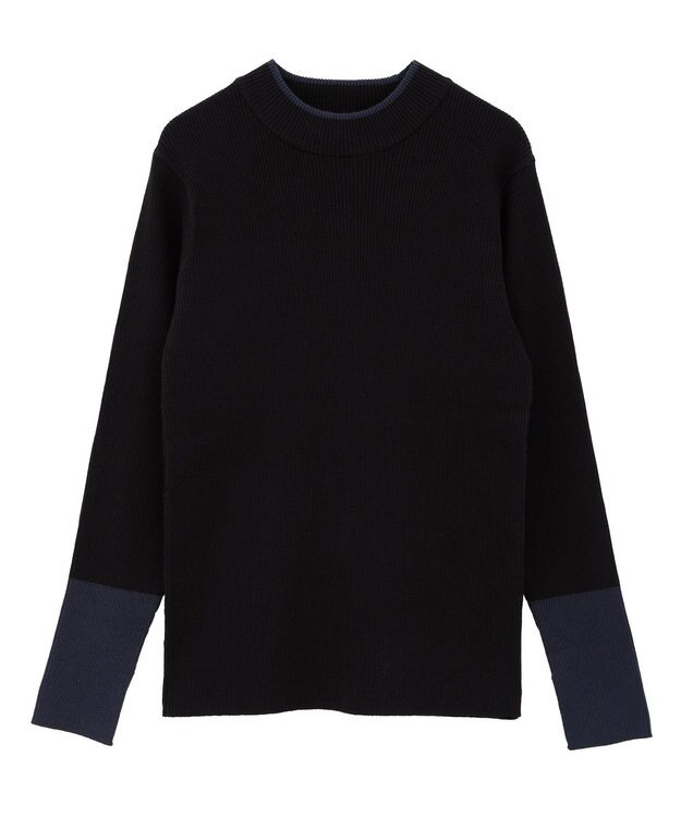 AMERICAN HOLIC バイパチリブモックネックニットプルオーバー Multi