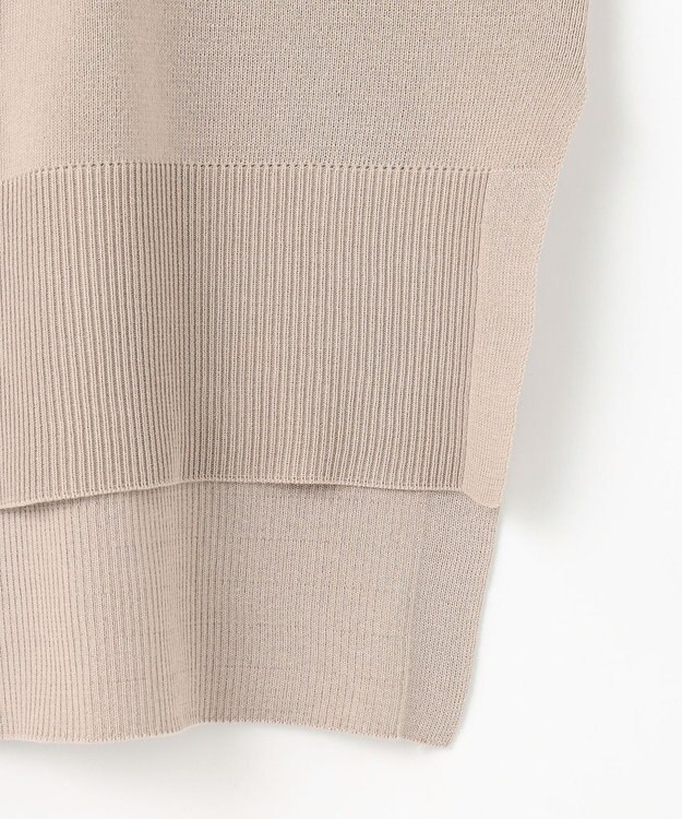 ANY L ニットベスト ベージュ