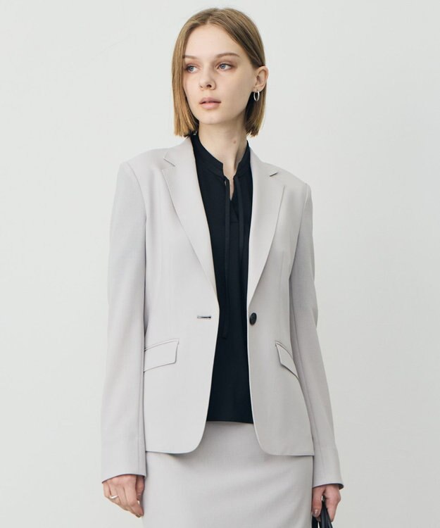 ICB 【先行予約】 レーヨンライクトロ テーラードジャケット ライトグレー