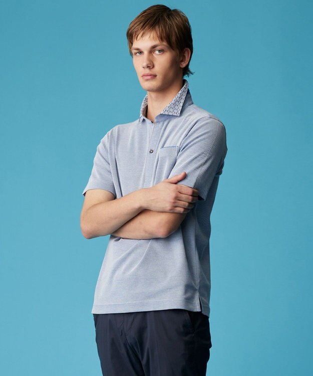 JOSEPH ABBOUD 【キングサイズ・オーガニックコットン使用】ダディ ポロシャツ