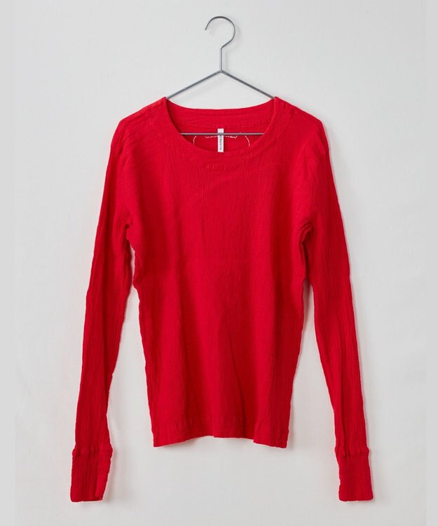 crêprie tsumori chisato creperie LONG SLEEVES T-SHIRT クレプリ 長袖Tシャツ RED