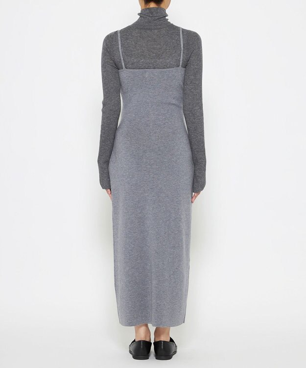 uncrave メリノウール キャミワンピース（uncrave WHITE） ミッドグレー