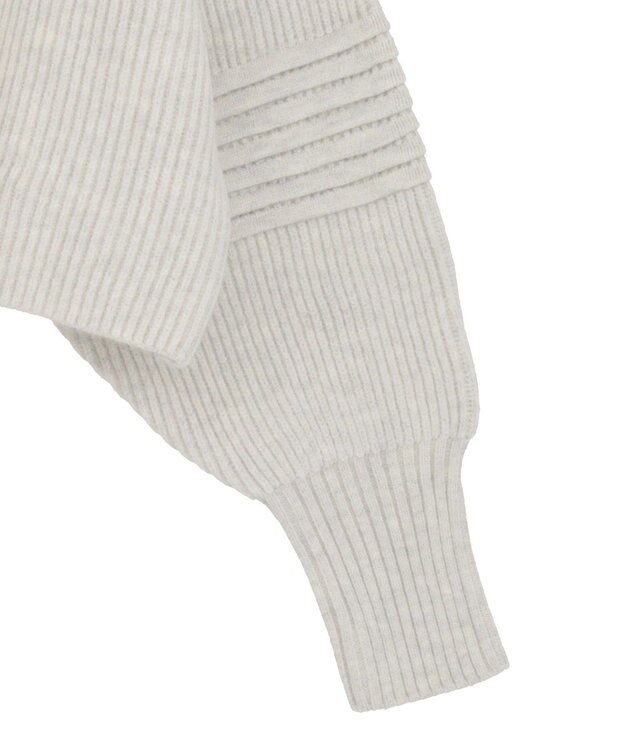 Green Parks ■ＥＳＣＡＲ　ピンタックスリーブニット Off White