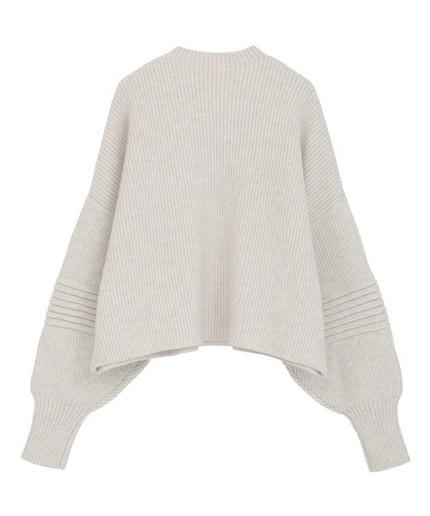 Green Parks ■ＥＳＣＡＲ　ピンタックスリーブニット Off White