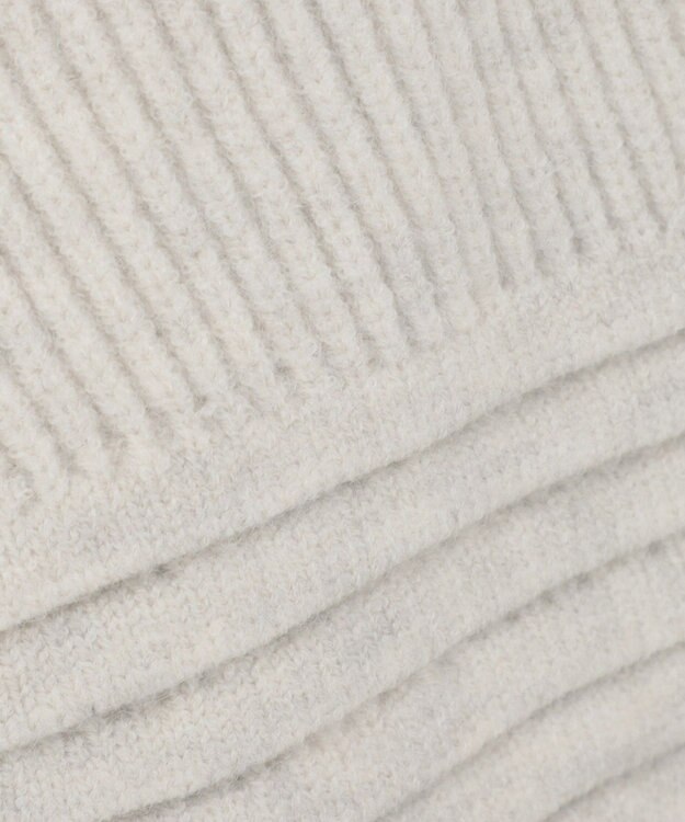 Green Parks ■ＥＳＣＡＲ　ピンタックスリーブニット Off White