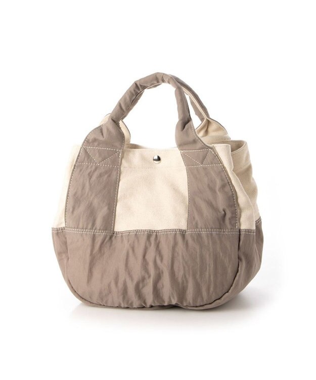 UNBILLION cachecache 製品洗いキャンバス×ナイロントートL グレー