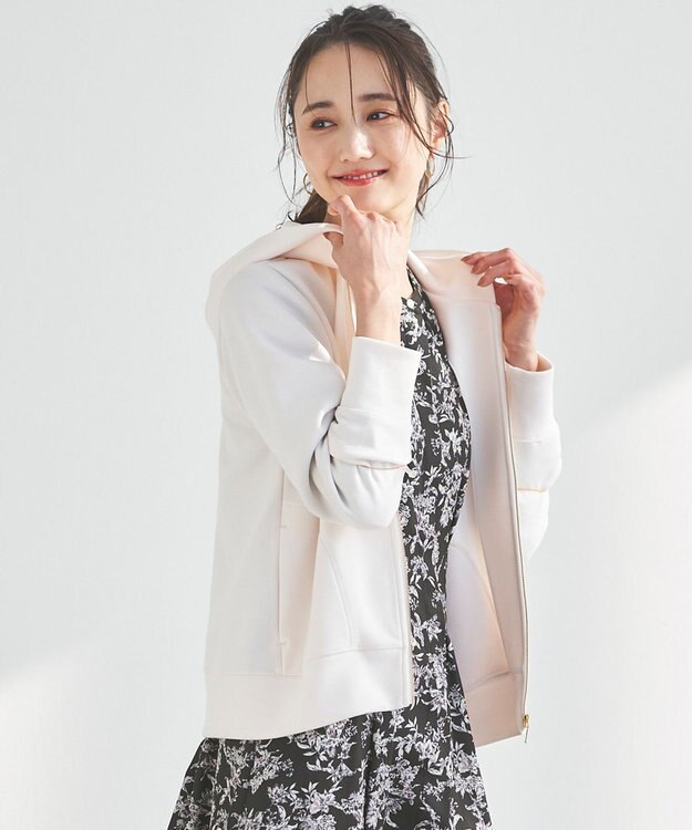 ANY SIS L 【洗える】ダンボール パーカー アイボリー