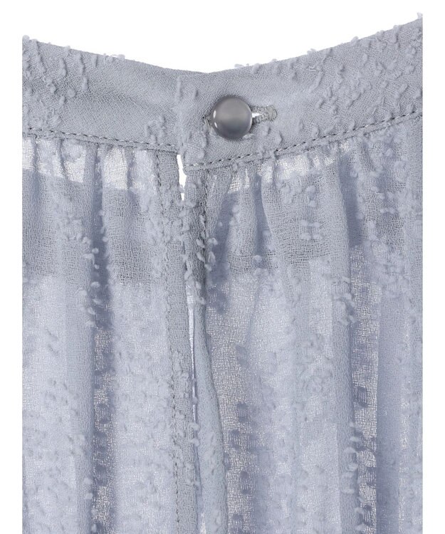 earth music&ecology ジャガードシャーリングプルオーバー Sax