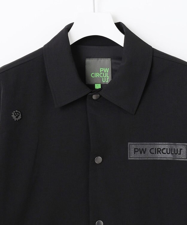 PW CIRCULUS 【軽撥水/ 伸縮性あり 】【MEN】コーチジャケット ブラック系
