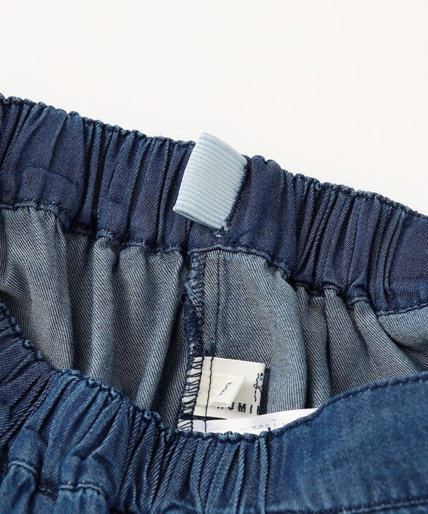 組曲 KIDS 【150-160㎝】デニム ショートパンツ ネイビー系